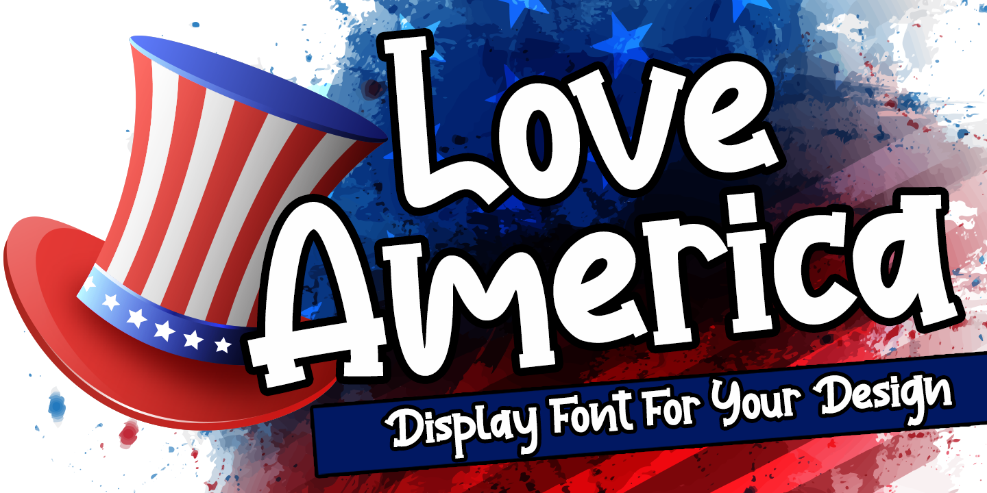Шрифт Love America